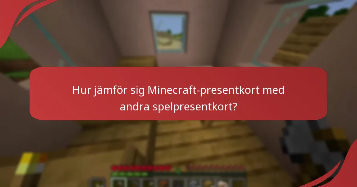 Vilka begränsningar finns för överföring av Minecraft-presentkort?