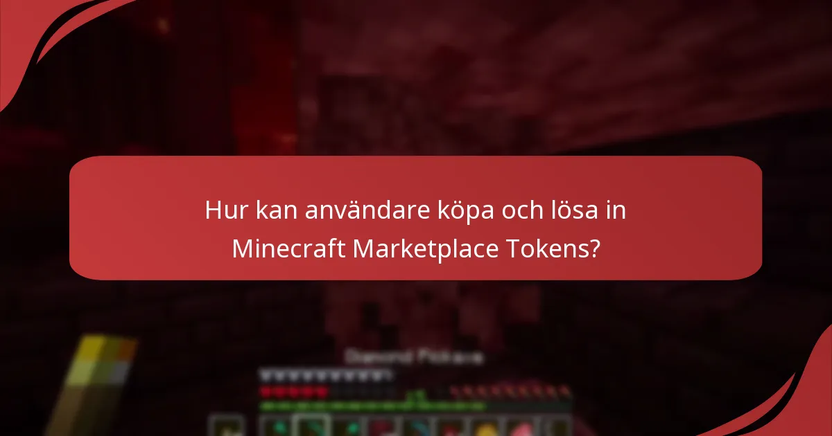 Hur stödjer Minecraft Marketplace Tokens skapare?