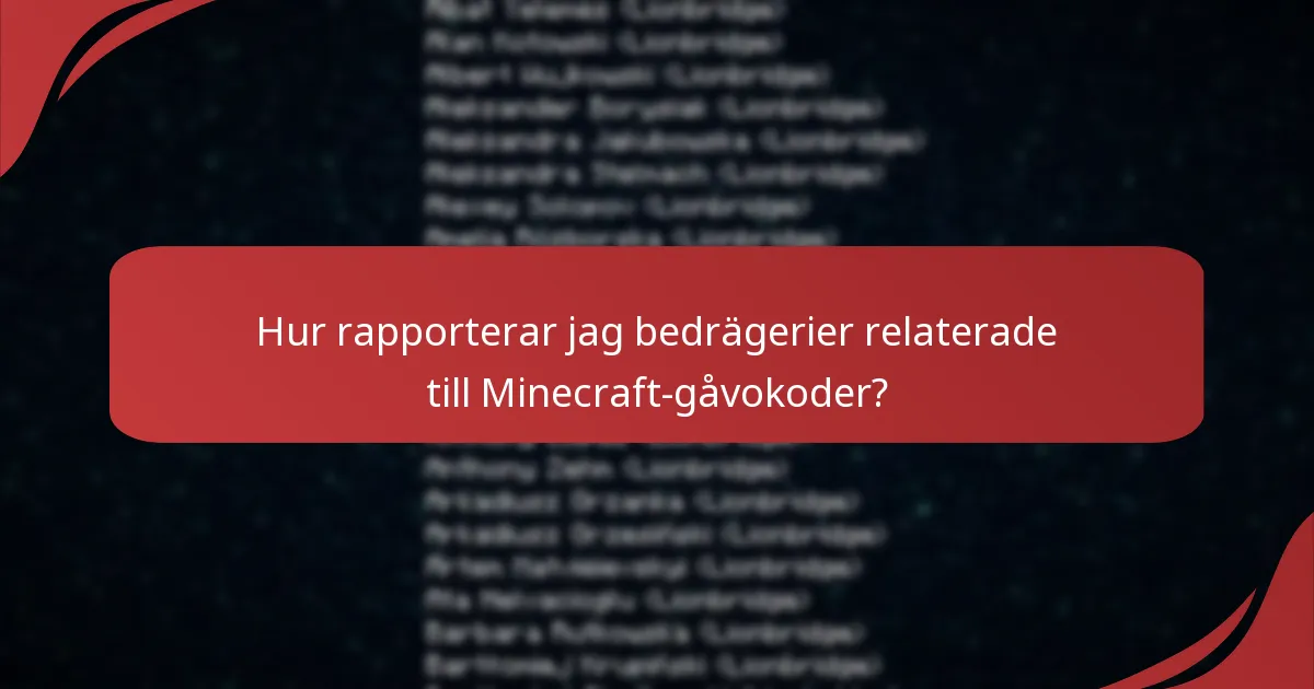 Hur kan jag säkert lösa in mina Minecraft-gåvokoder?
