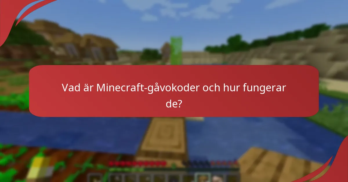 Vilka säsongskoder kan lösas in för Minecraft?