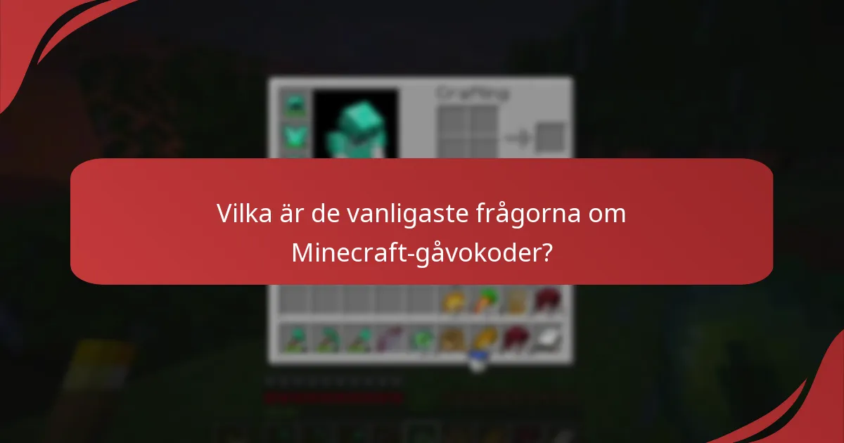 Vilka felsökningstips kan hjälpa vid inlösen av Minecraft-gåvokoder?
