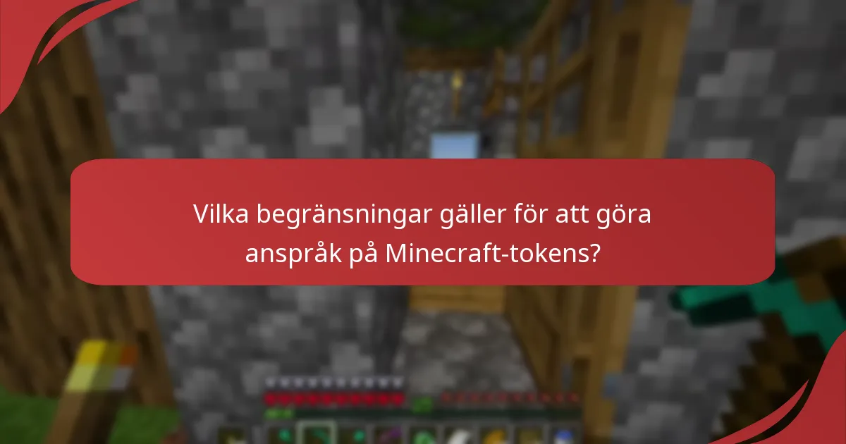 Vilka är konsekvenserna av regionala begränsningar för tokenanspråk?